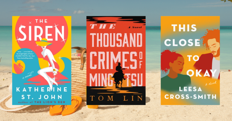 3 Beach Reads to Add To Your Book Bag with a Beach Bag Background